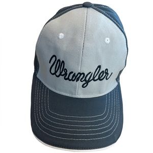 WRANGLER Unisex Baseball Cap Grey Two Tone Adjustable NWOT